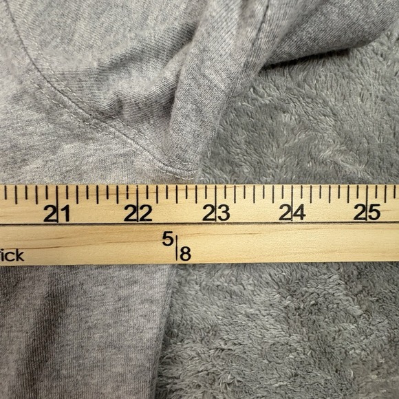 Lands' End Super-T Unisex L Mock Neck Gray LS Shirt SEE DESCRIPTION - Picture 12 of 15